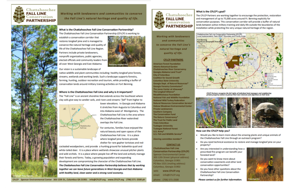 LANDOWNER RESOURCES - Chattahoochee Fall Line Conservation Partnership