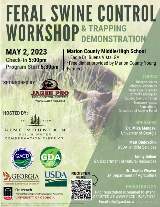 Feral Swine Control Workshop and trapping demo
