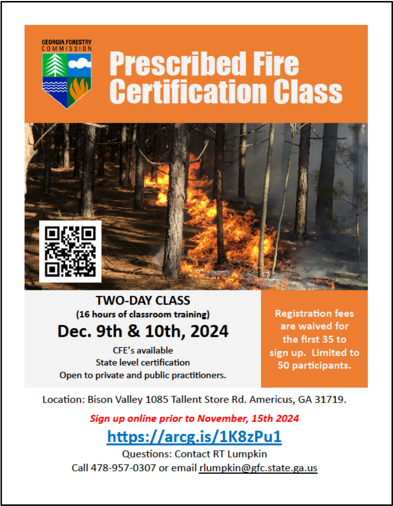 GFC Prescribed Fire Dec 2024 workshop