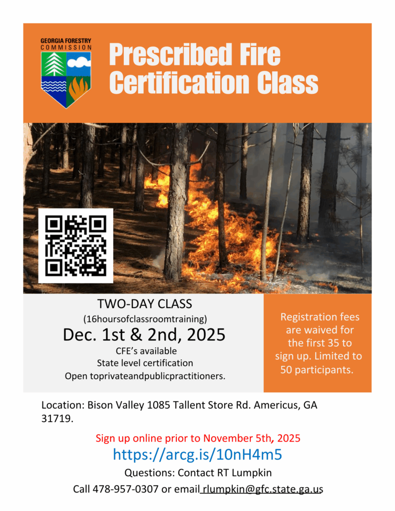 CFLCP Prescribed Fire Certification Dec 1-2 2025